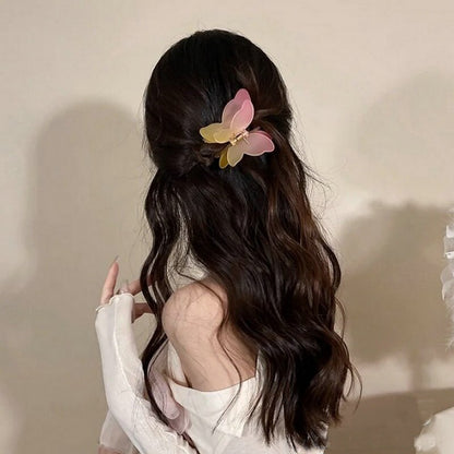 Gradient Butterfly Hair Claw Clip