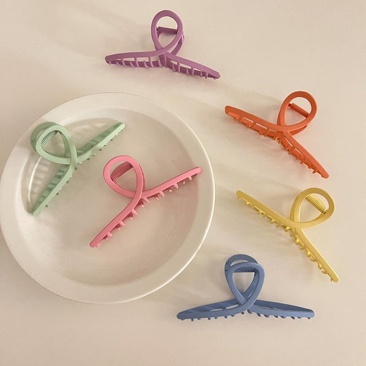Colorful Twisted Claw Clips