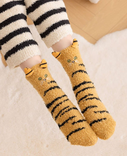 3D Cat Winter Socks