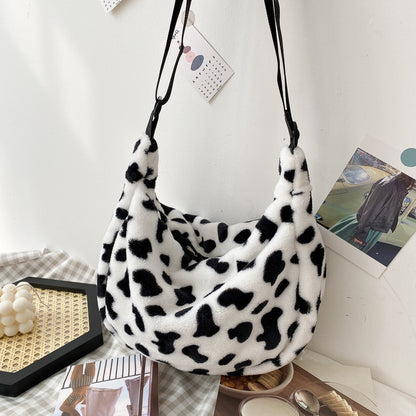 Crossbody Cow Print Bag