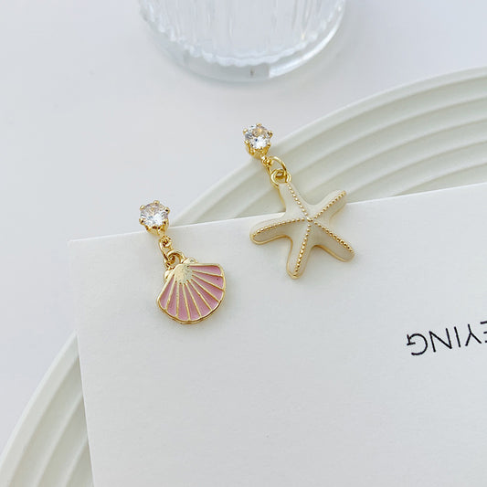 Starfish & Shell Earrings