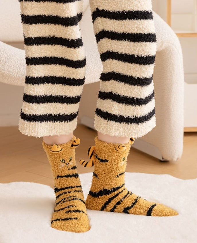 3D Cat Winter Socks