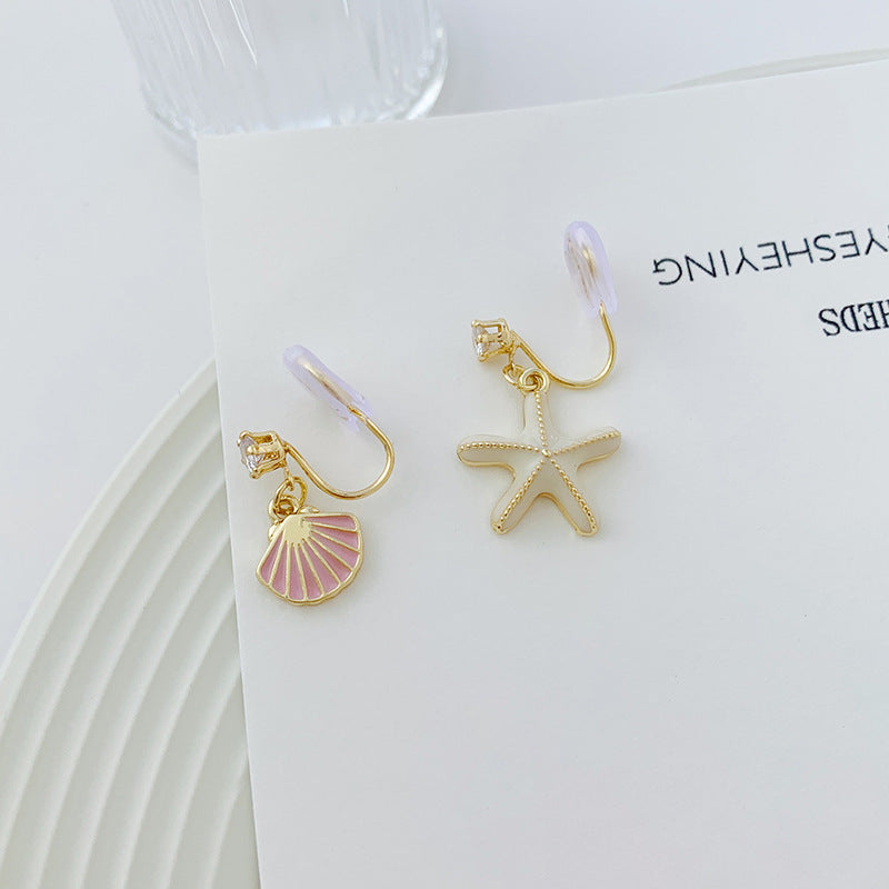 Starfish & Shell Earrings