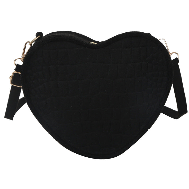 Harveys store Black Heart Crossbody