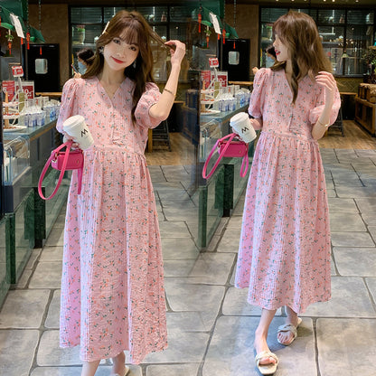 Blossom Pink Floral Maxi Dress