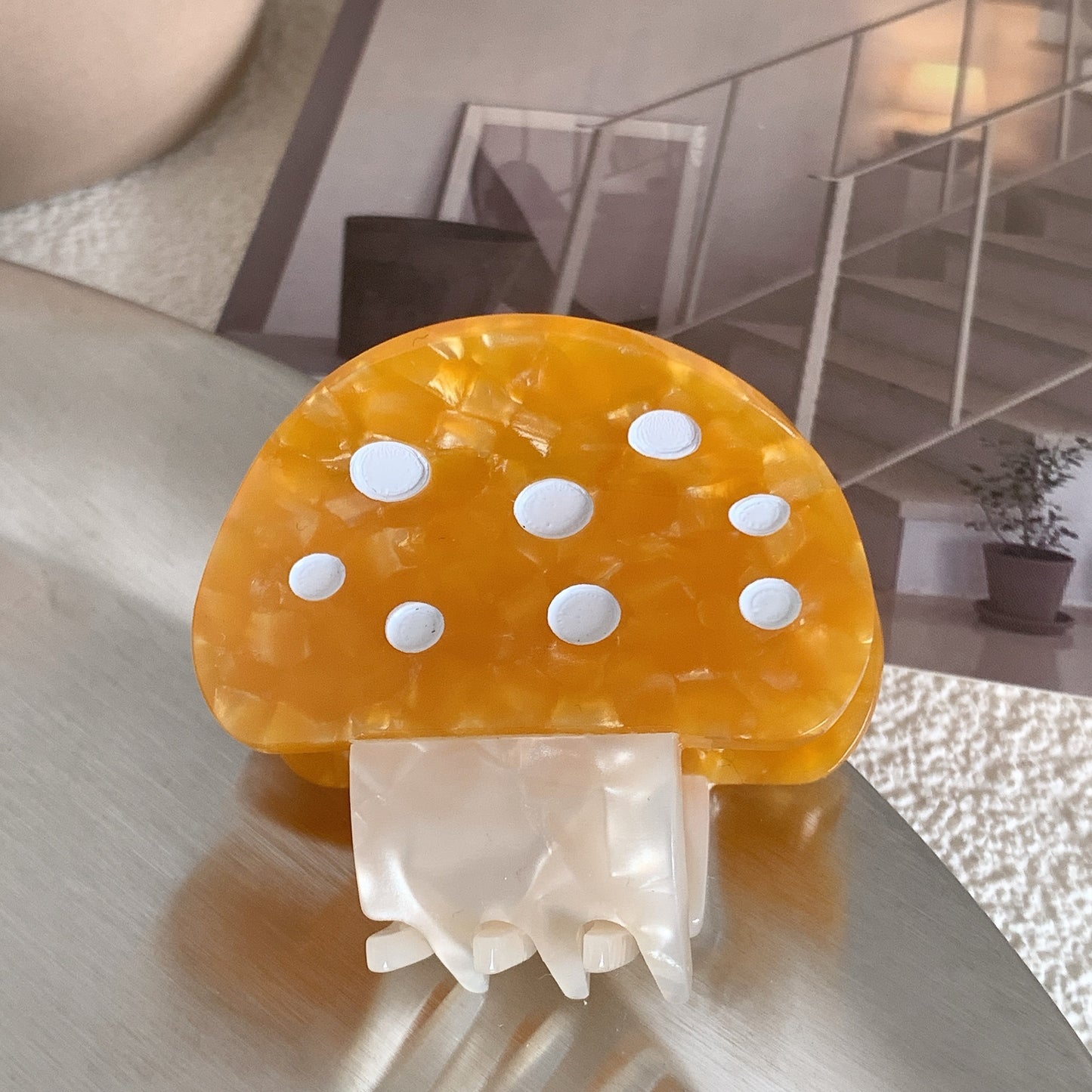 Mushroom Claw Clip