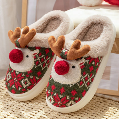 Christmas Elk Slippers