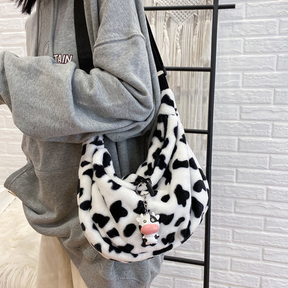 Crossbody Cow Print Bag