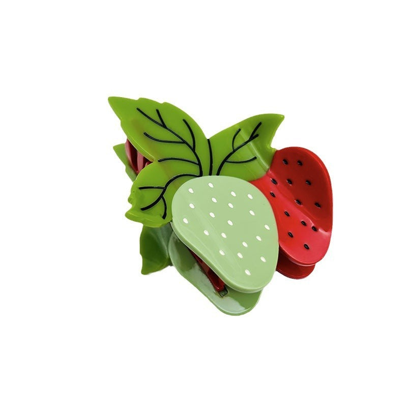 Strawberry Hair Claw Clips