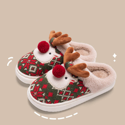 Christmas Elk Slippers