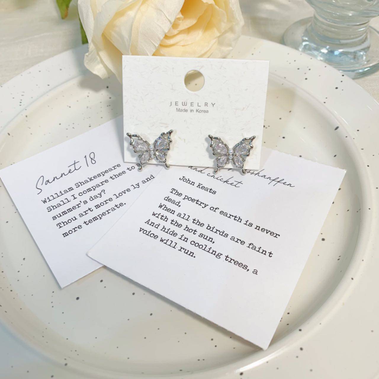 Butterfly Stud Earrings