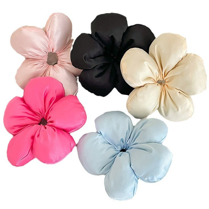 Flower Satin Scrunchie