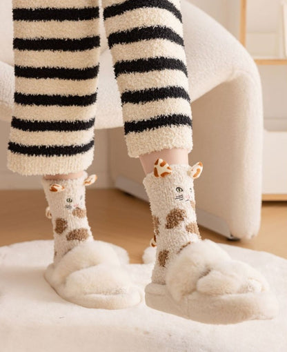 3D Cat Winter Socks