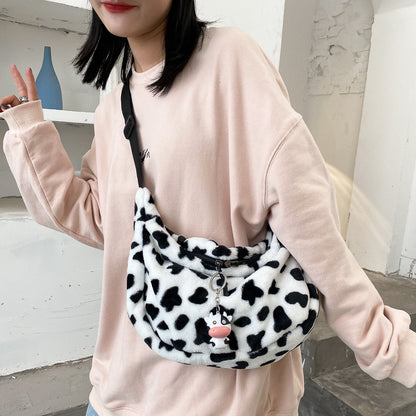 Crossbody Cow Print Bag