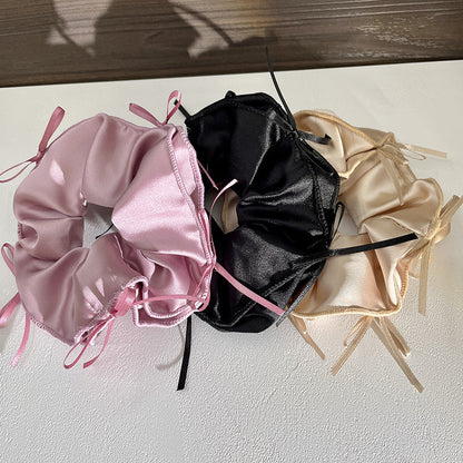 Bow Satin Scrunchies