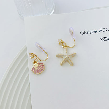 Starfish & Shell Earrings