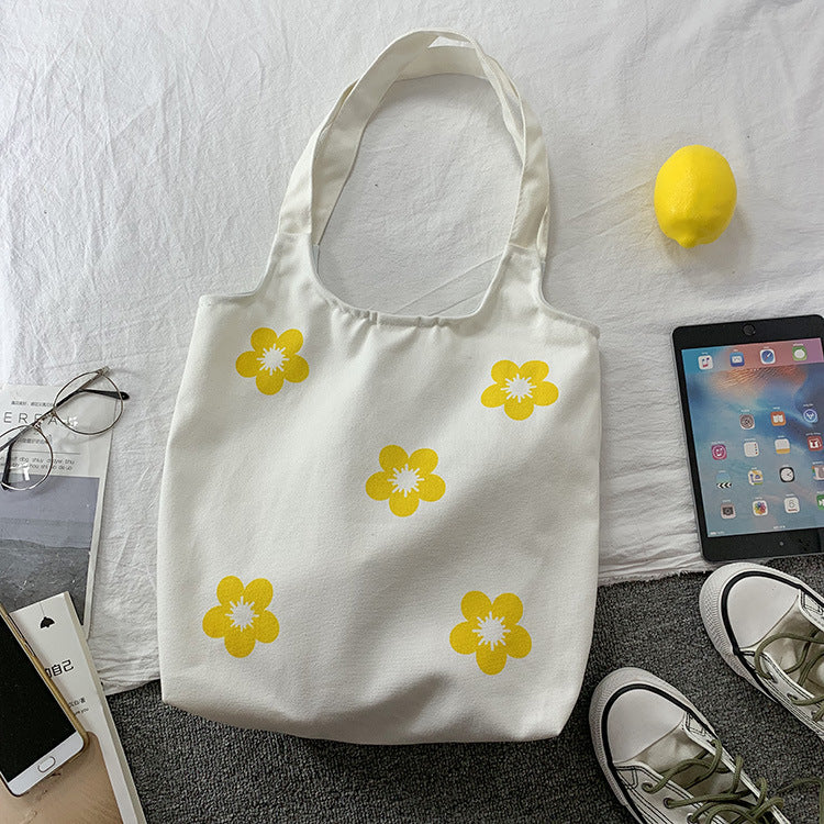 Flower Draw Tote Bag