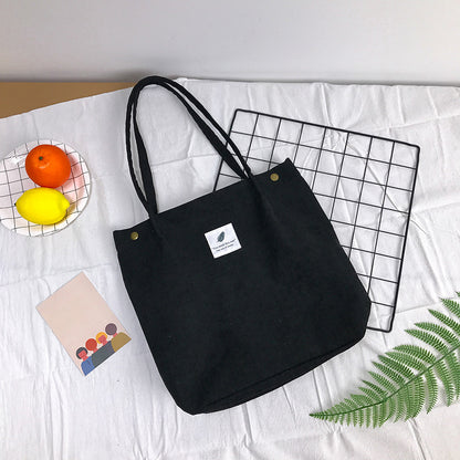 Corduroy Tote Bag