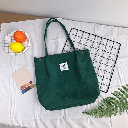 Corduroy Tote Bag