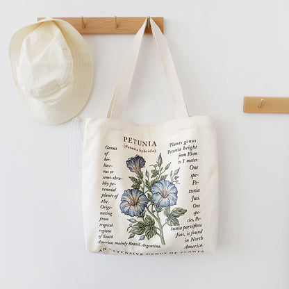 Botanical Flowers Tote Bag