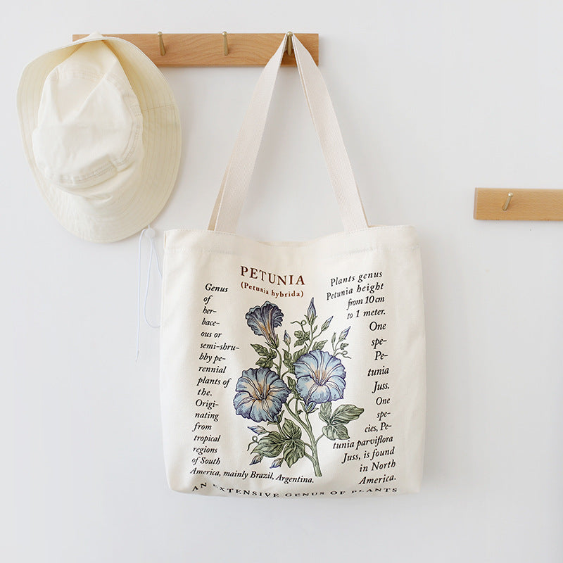 Fleur Indigine Mais Clover Canvas Tote Bag