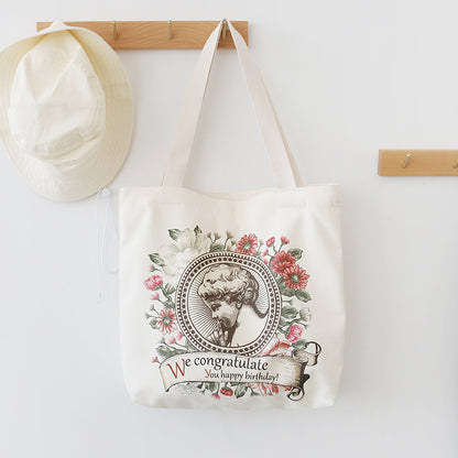 Botanical Flowers Tote Bag