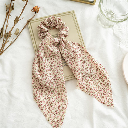 Floral Scarf Scrunchies