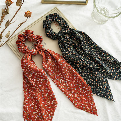 Floral Scarf Scrunchies