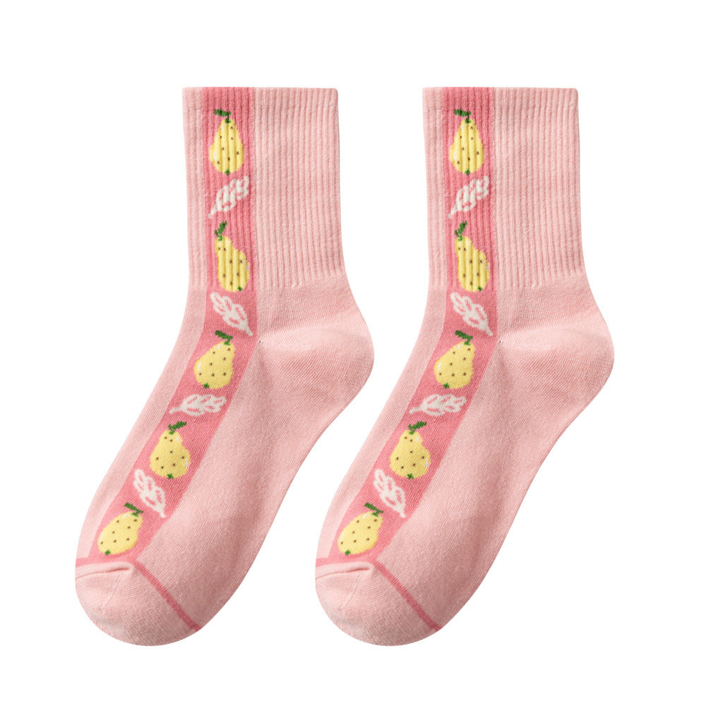Kawaii Früchte Socken
