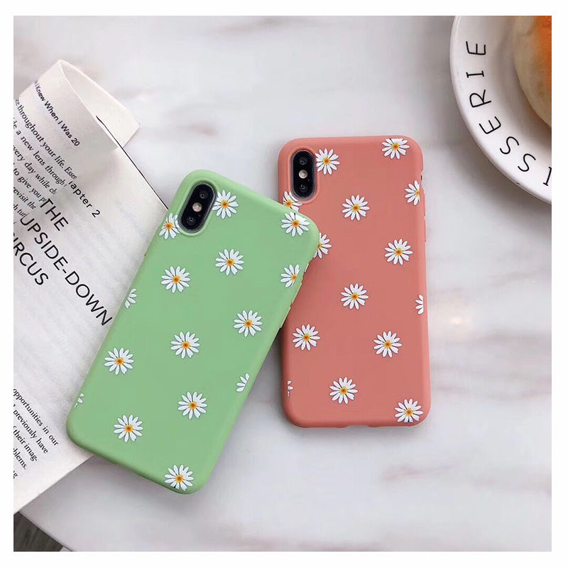 Daisy Flower Phone Case Brown / IPhone7G or 8G or SE2020 Daisy Flower Phone Case Brown / IPhone7G or 8G or SE2020