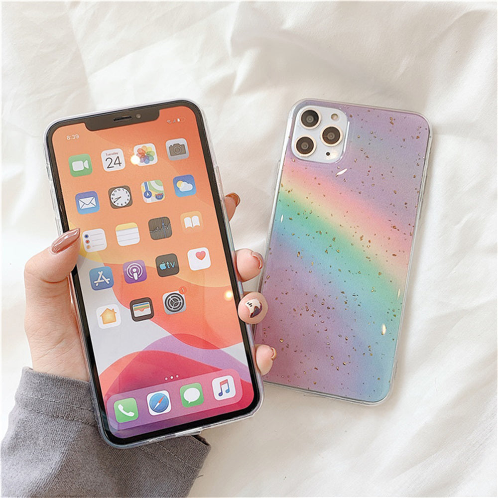 Rainbow Glitter Phone Case