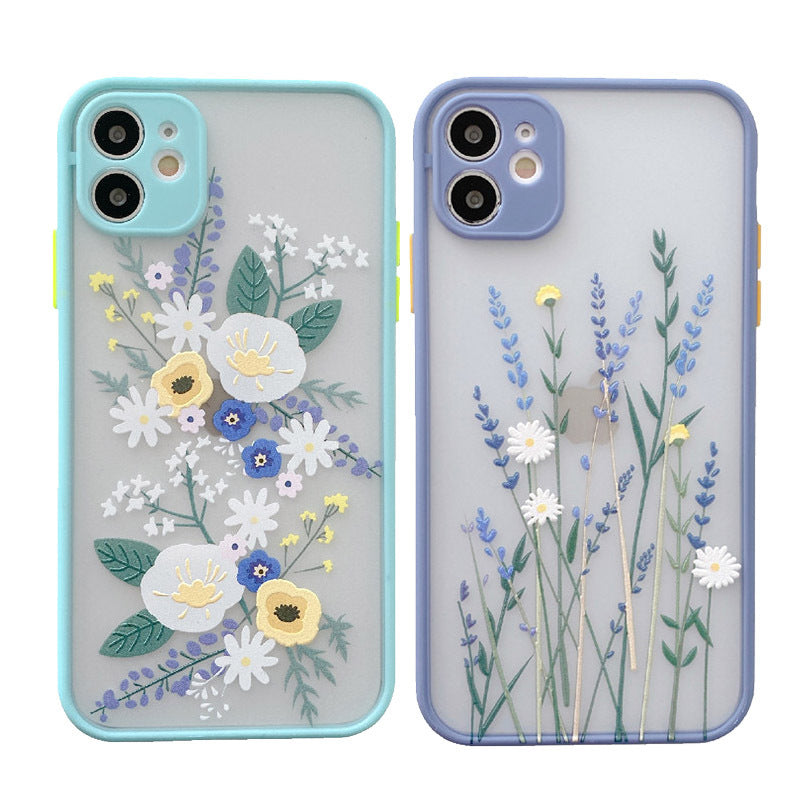 Black Transparent Floral Phone Case Purple Iphone 11 Flower Purple Clear Phone Case Gentle And Effective Black Transparent Floral Phone Case Purple Iphone 11 Flower Purple Clear Phone Case Gentle And Effective