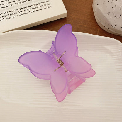 Gradient Butterfly Hair Claw Clip