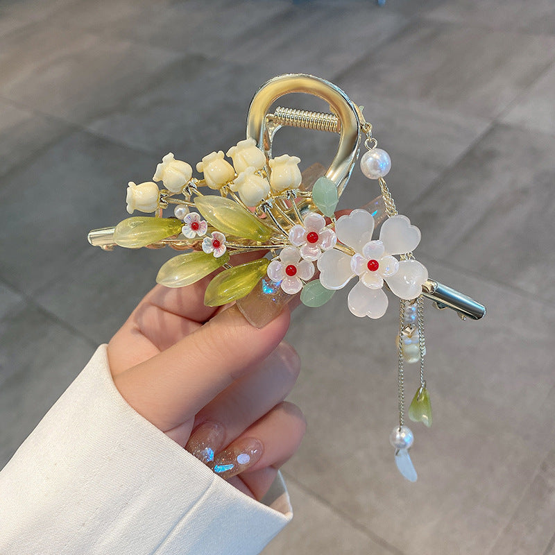 Flower Bouquet Claw Clip