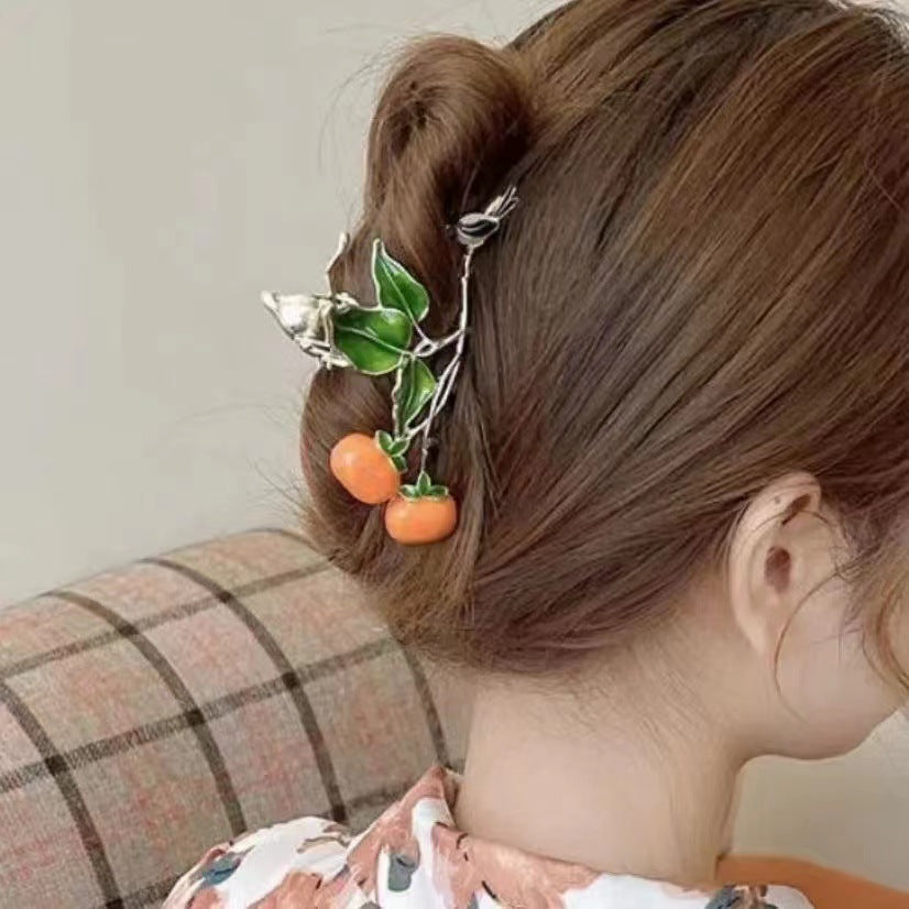 Persimmon Hair Claw clip