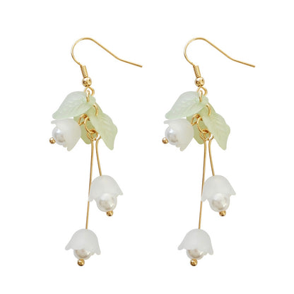 Lily Of The Valley Flower Earrings