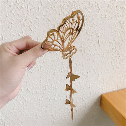 Golden Butterfly Claw Clip