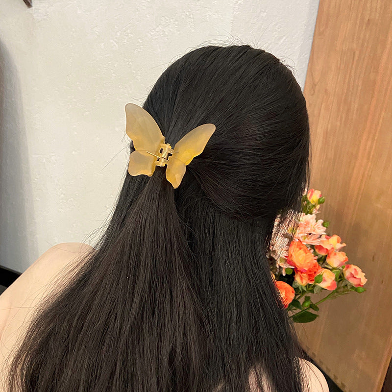 Matte Butterfly Claw Clip