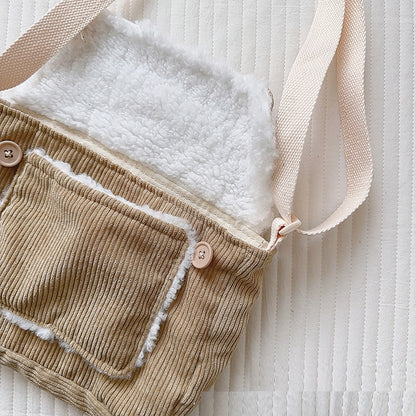 Corduroy Shoulder Bag