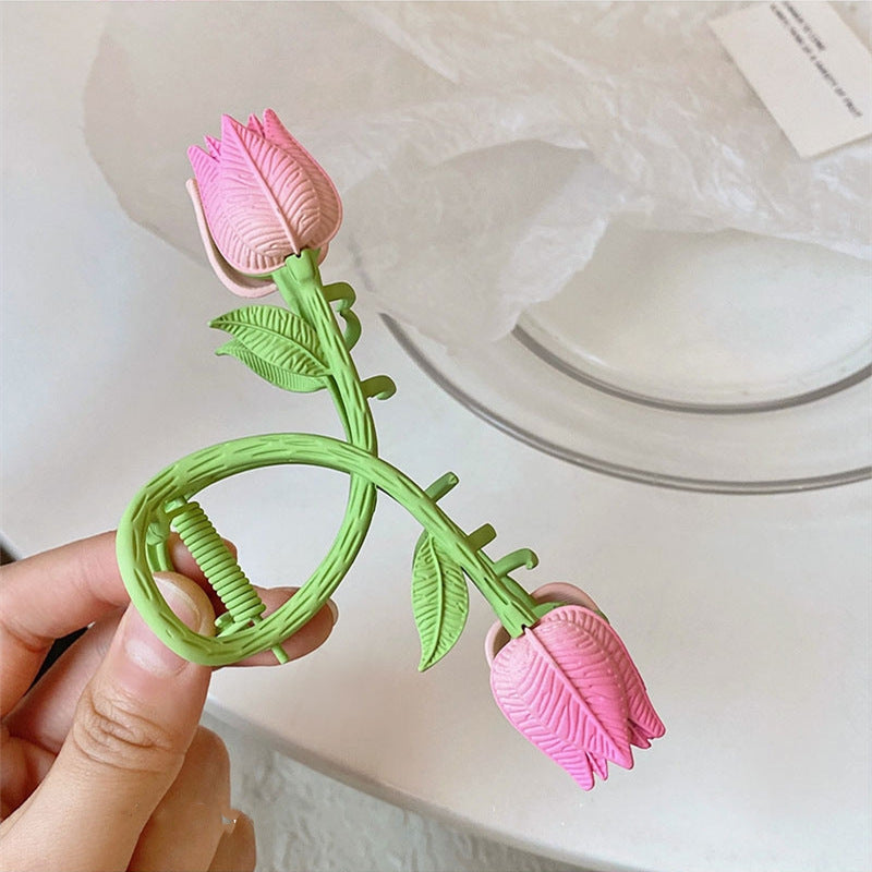 Clipe de flor de tulipa