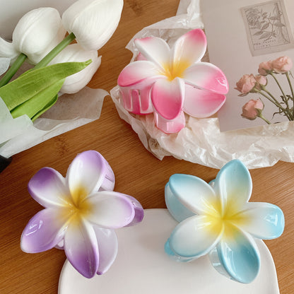 Tropical Flower Hair Claw Clip