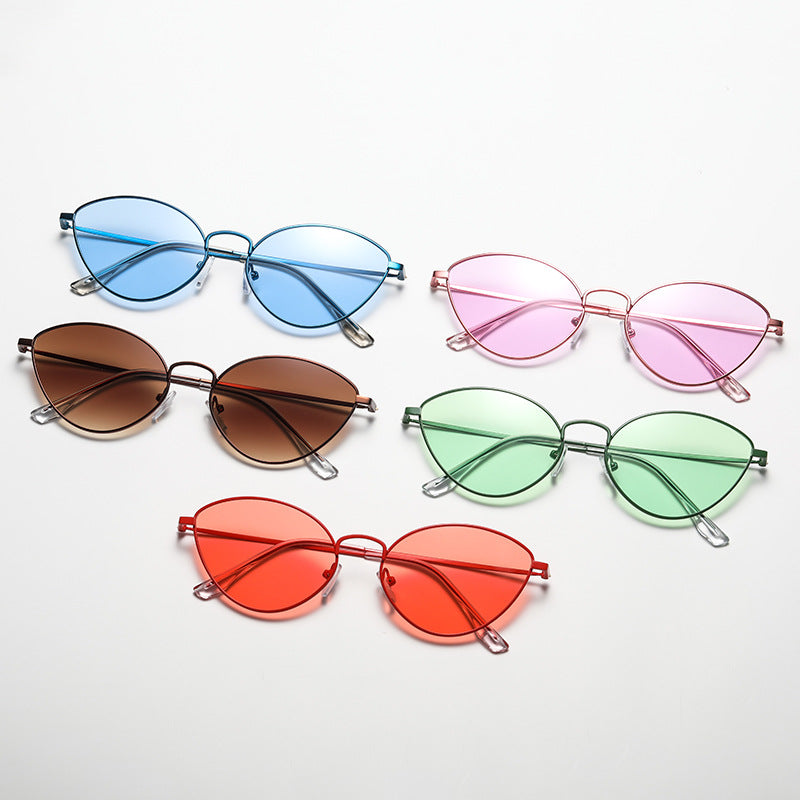 Oval Colorful Sunglasses