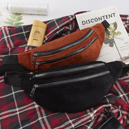 Gürteltasche aus Cord