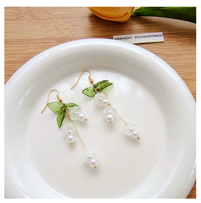 Lily Of The Valley Flower Earrings