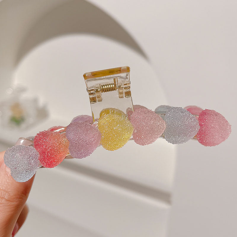 Rainbow Candy Claw Clip