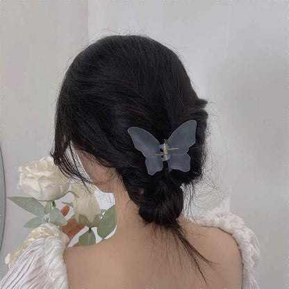 Matte Butterfly Claw Clip