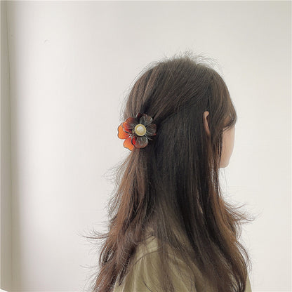 Flower Claw Clip