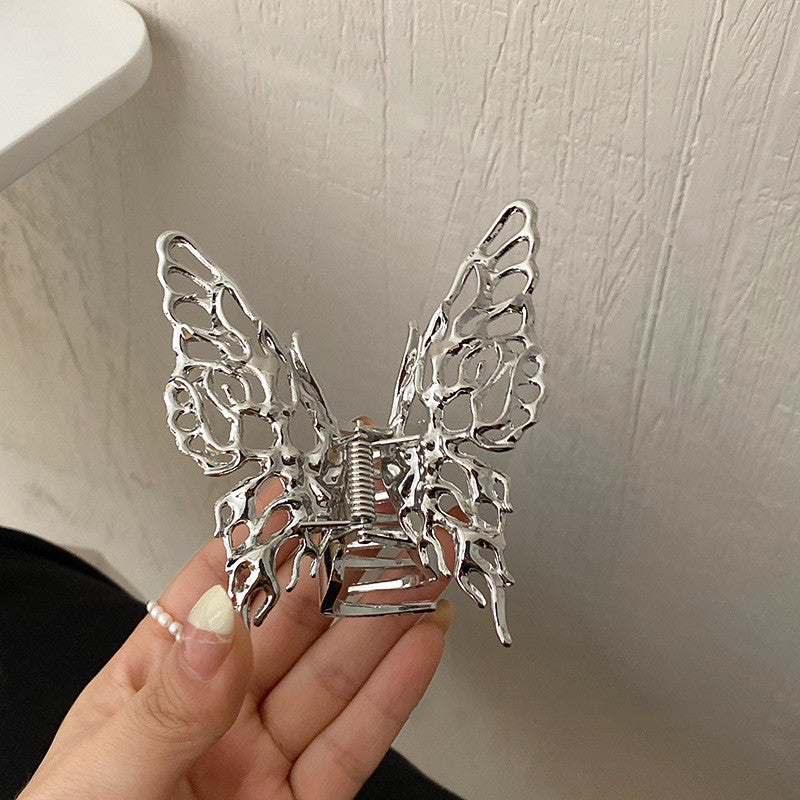 Big Metal Butterfly Claw Clip