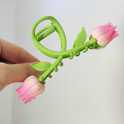 Tulip Flower Clap Clip
