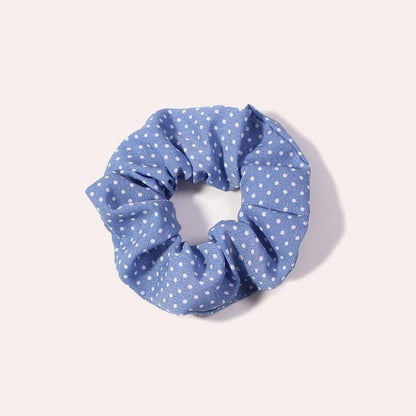 Blue Scrunchie Gift Box - Blue Scrunchie Gift Box - gift set, hair accessories, scrunchies, scrunchies box set - Tristar Boutique